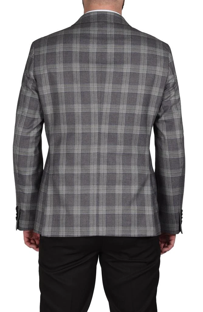 SAVILE ROW CO Gray Glen Plaid Sport Coat 2
