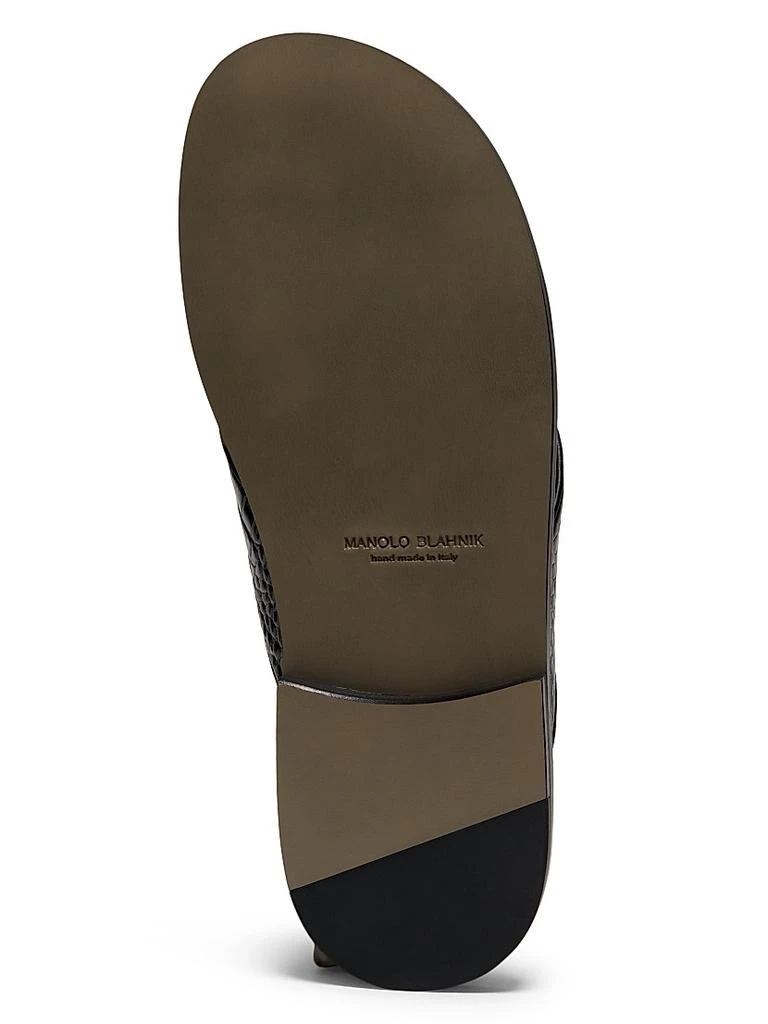 Manolo Blahnik Otawi Leather Sandals 6
