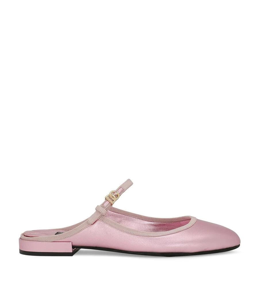 Dolce & Gabbana Nappa Leather Mules 1