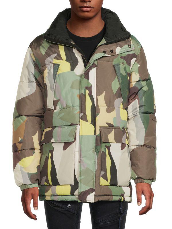 NOIZE Camouflage Puffer Parka