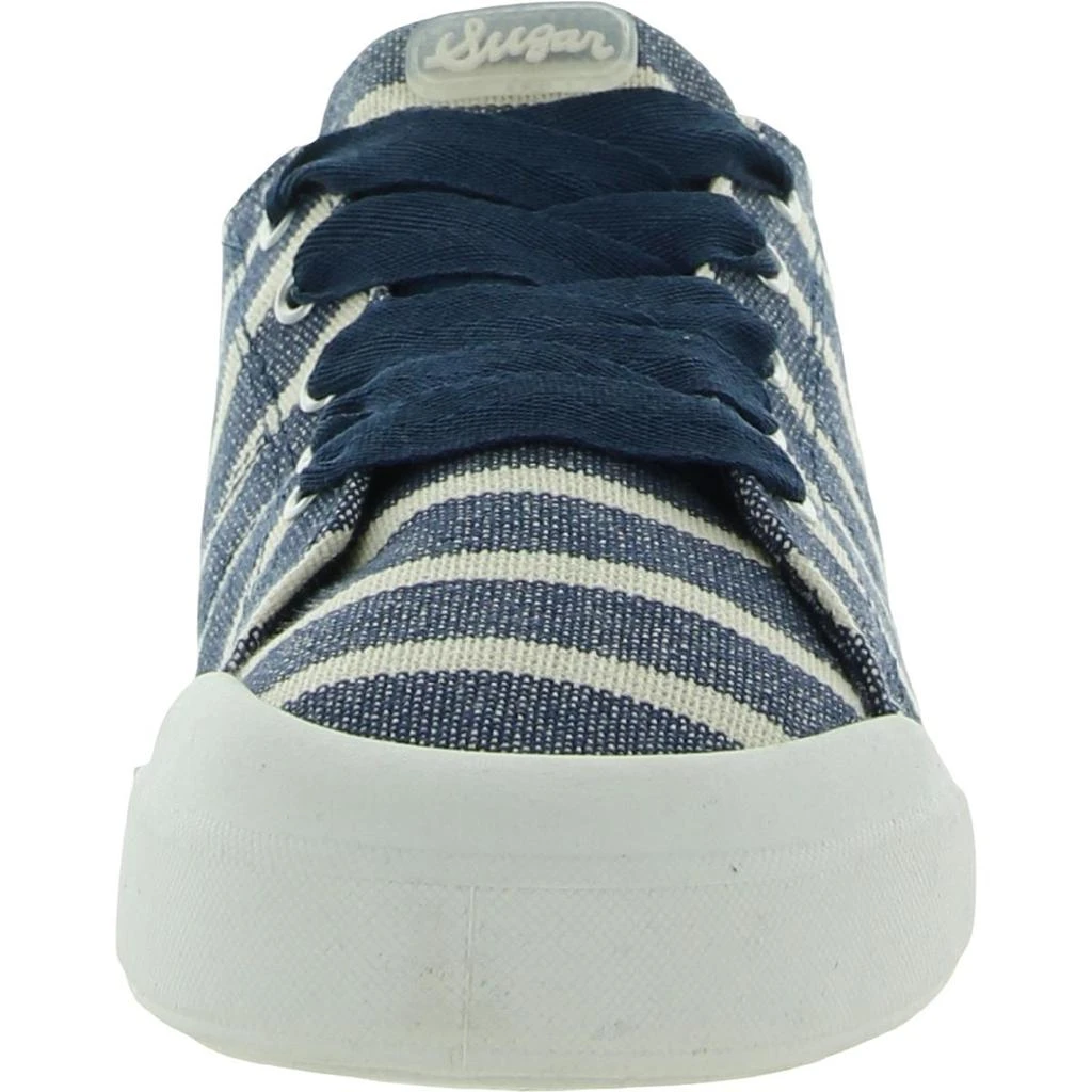 Sugar Sgr-Festival Womens Canvas Lace Up Casual and Fashion Sneakers 2