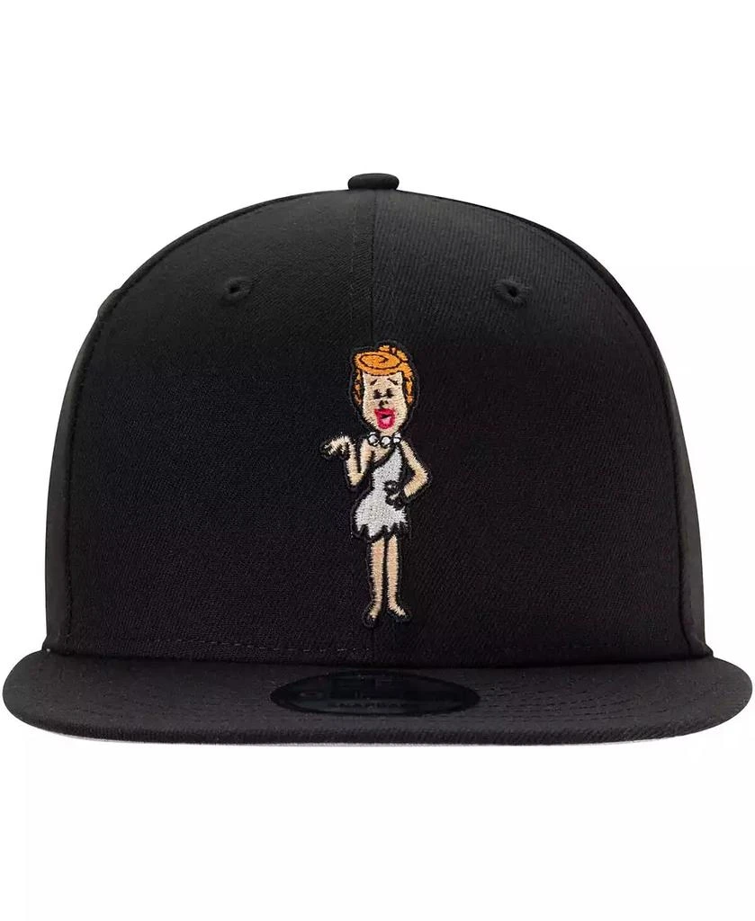 New Era Men's Black The Flintstones Wilma 9FIFTY Snapback Adjustable Hat 2