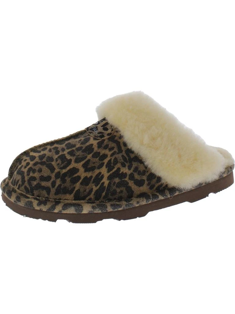 BEARPAW Loki II Womens Embossed Slip On Sheepskin Slippers 1