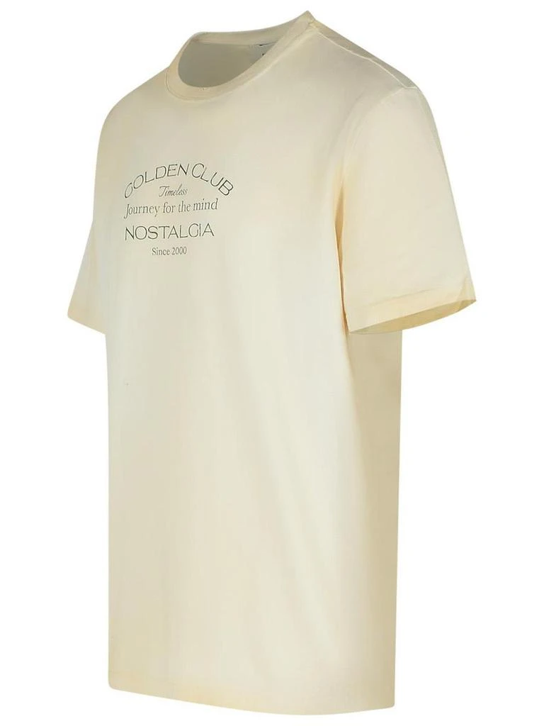 Golden Goose Golden Goose 'Gauze' Cream Cotton T-Shirt 2