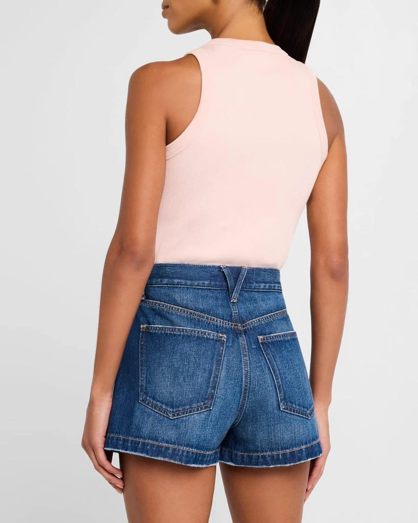 VERONICA BEARD Jordyn Cropped Tank Top 3