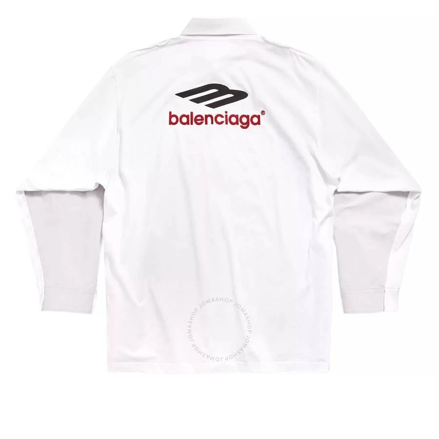 Balenciaga Oversized 3B Sports Icon Hybrid Shirt 2