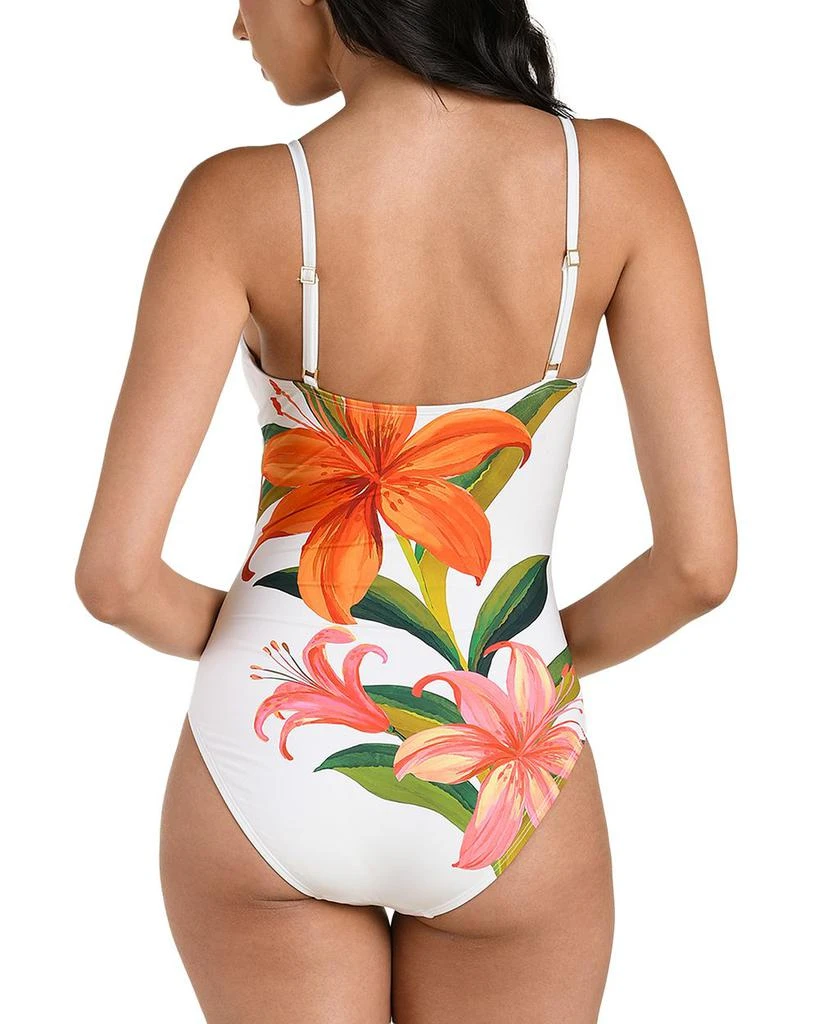 La Blanca Jungle Blossoms Lingerie Mio One Piece Swimsuit 3