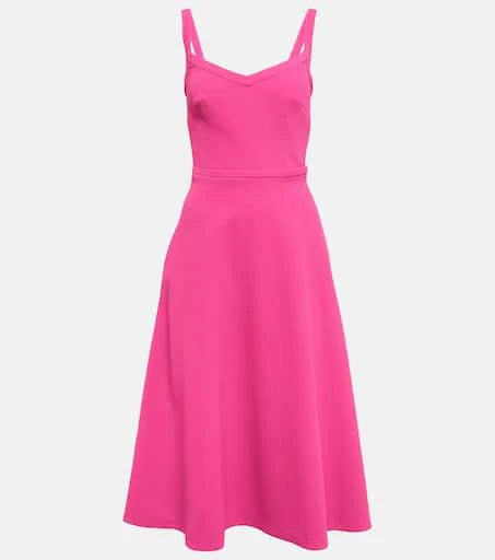 Emilia Wickstead Elvita crêpe midi dress 1
