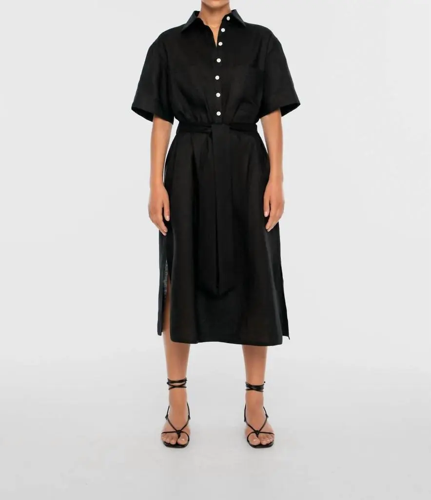 steve madden amira tiered cotton midi dress Steve Madden Amira Tiered Cotton Midi Dress in Black at Nordstrom, Size  X-Small