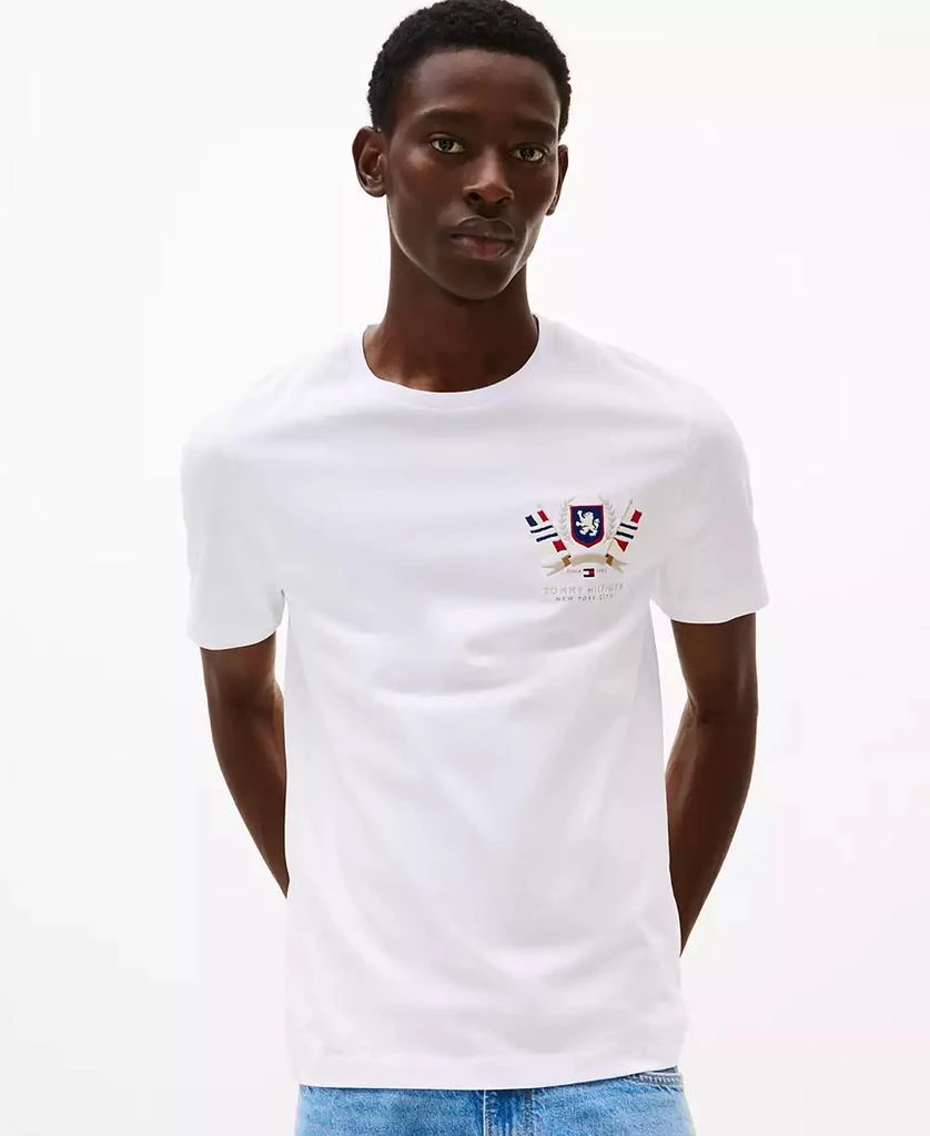 Men's Short Sleeve Color Crest Logo T-Shirt Macy's