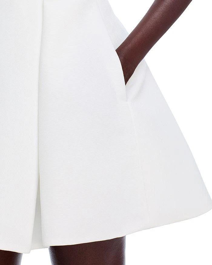 Amsale Box Pleat Mini Dress 6