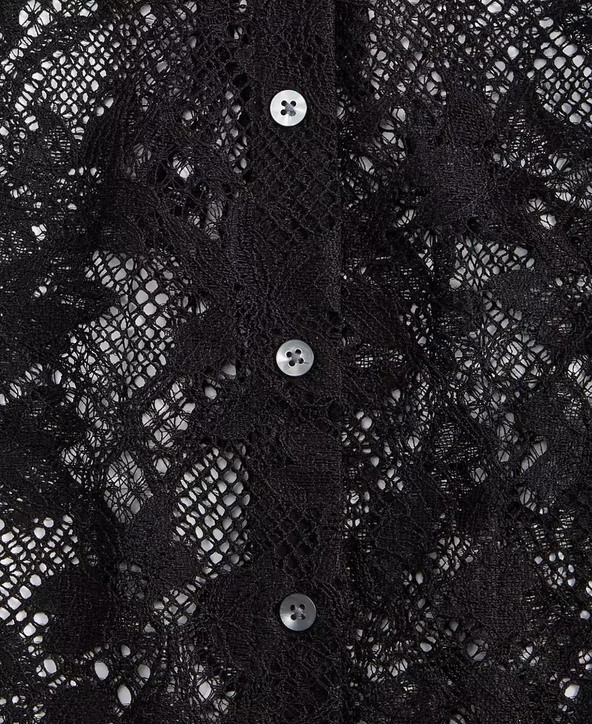 On 34th Women's Lace Button-Front Long-Sleeve Shirt, Created for Macy's 6
