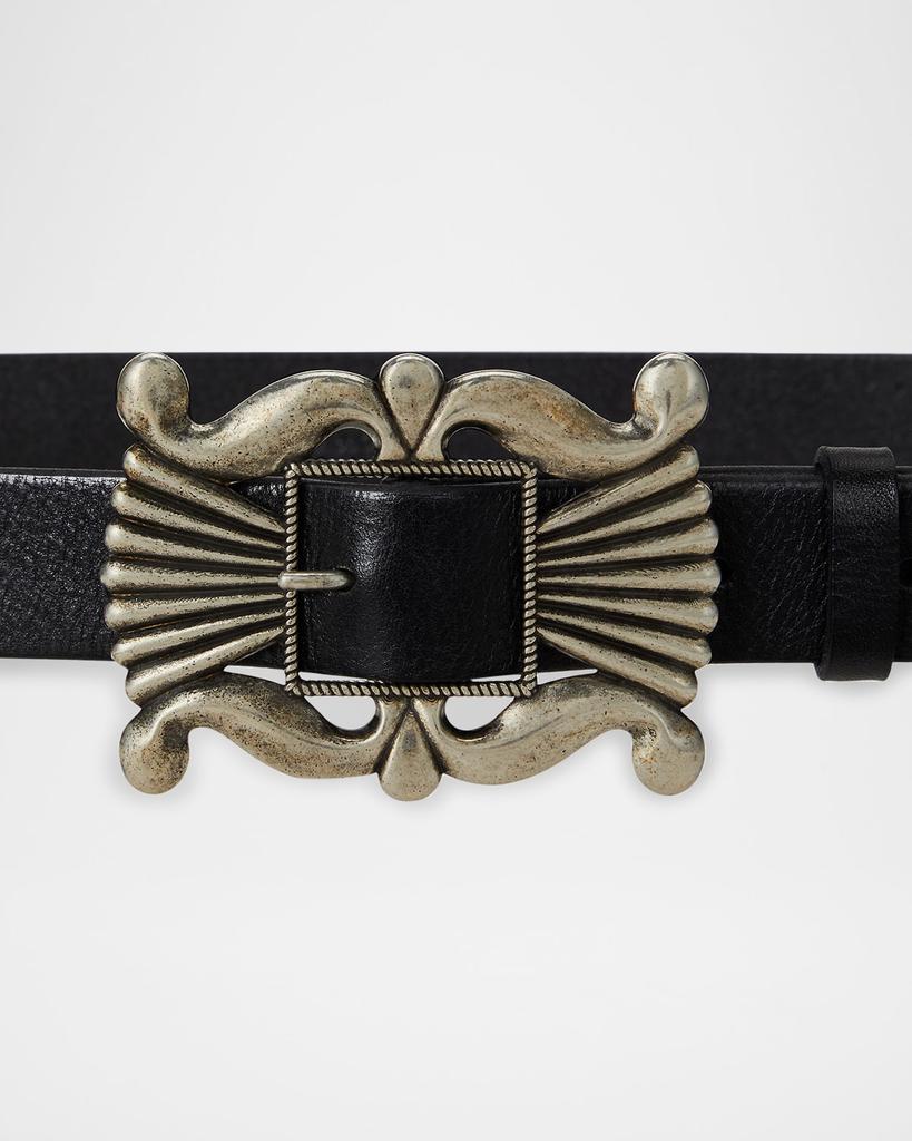 Ralph Lauren x T. Skies Vachetta Leather Belt