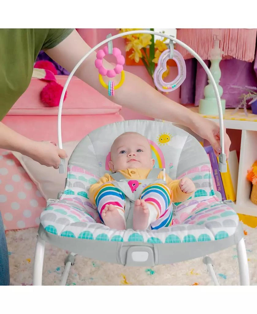 Bright Starts Rosy Rainbow™ Infant to Toddler Rocker 5