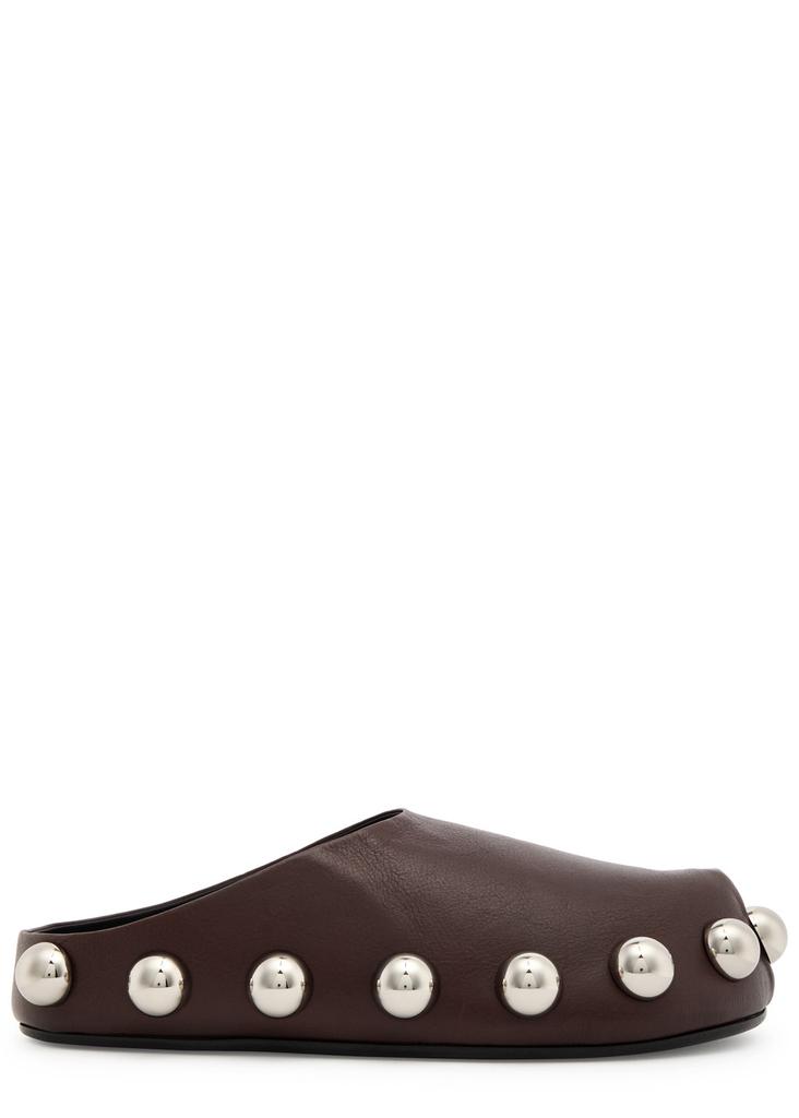 A.W.A.K.E MODE Gabi studded leather clogs