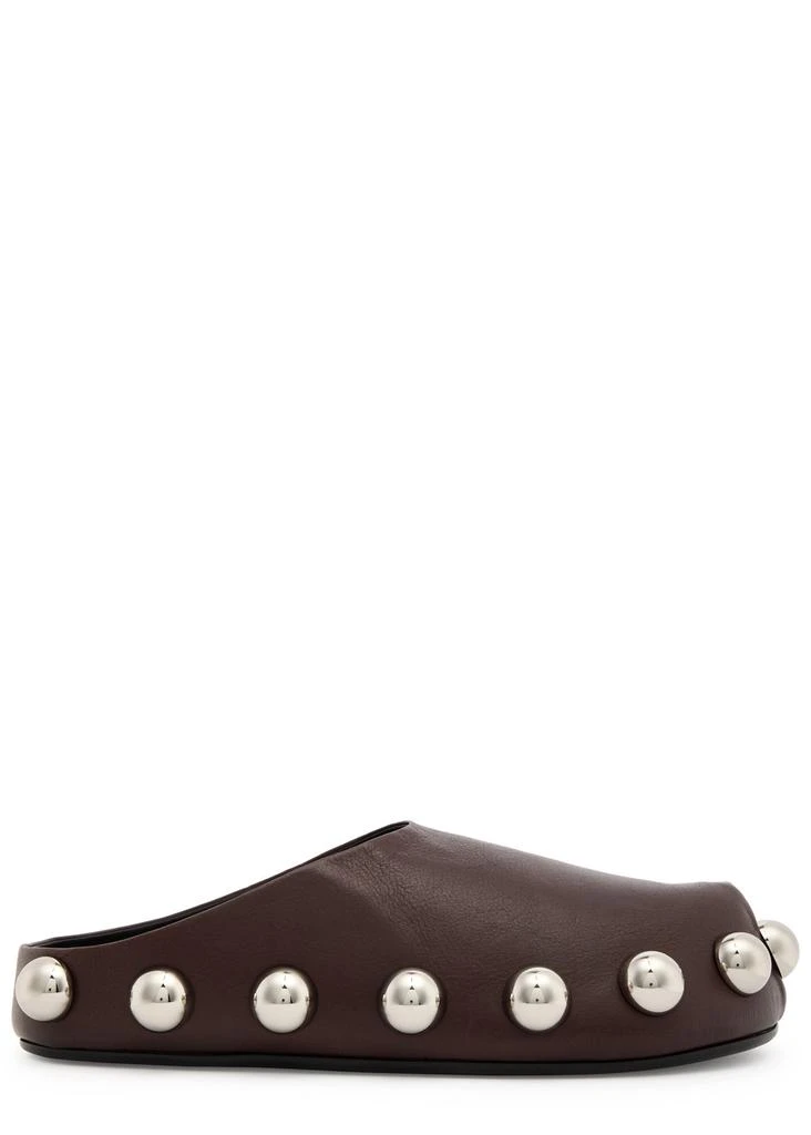 A.W.A.K.E MODE Gabi studded leather clogs 1