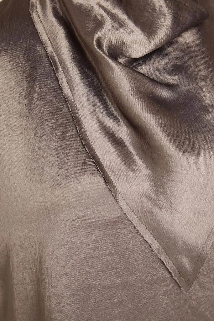 Tibi Draped satin-crepe top 4