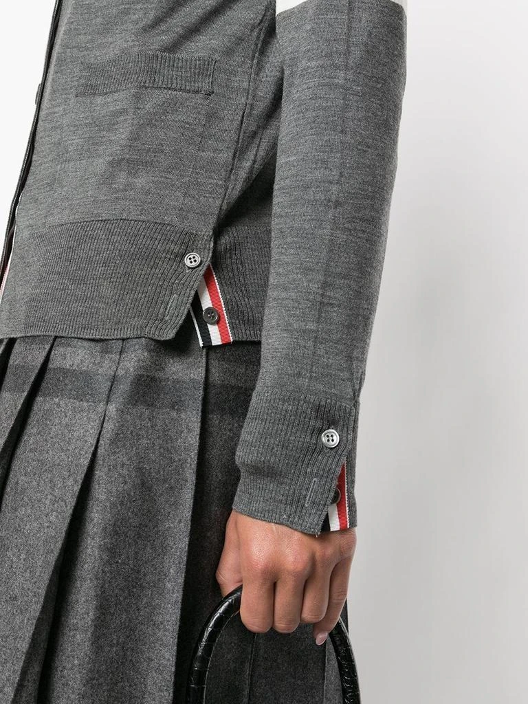 Thom Browne THOM BROWNE - 4bar Wool Cardigan 1