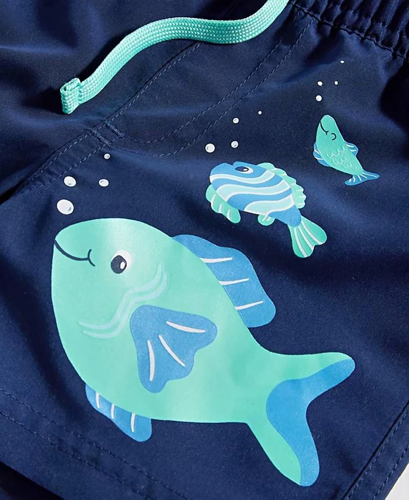 First Impressions First Impressions - Baby Boys Fish Rashguard, Swim Shorts And Hat Set 3