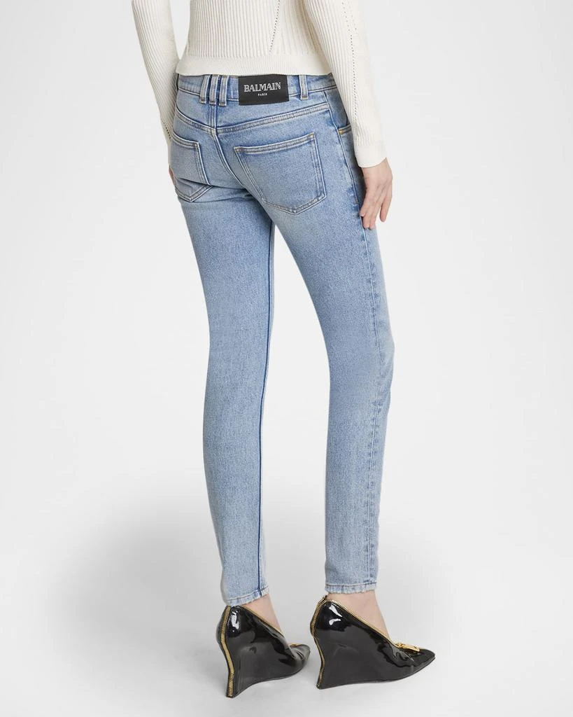 Balmain Low-Rise Skinny Jeans 3