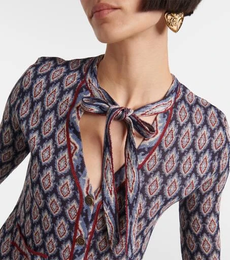 ETRO Scarf-detail cardigan 4