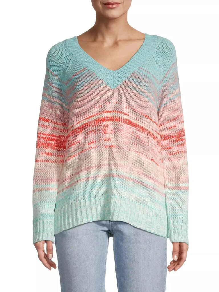 525 America Ombré Back-Button Cardigan 3