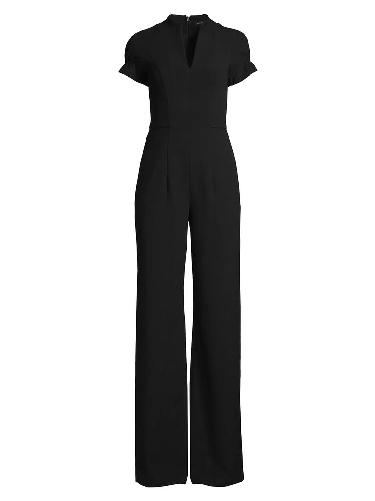 Black Halo Patel V-Neck Wide-Leg Jumpsuit