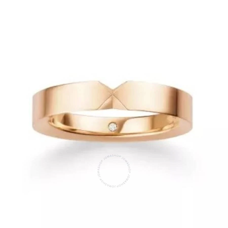 Chaumet 18k Rose Gold Triomphe De Chaumet Diamond Wedding Band 1