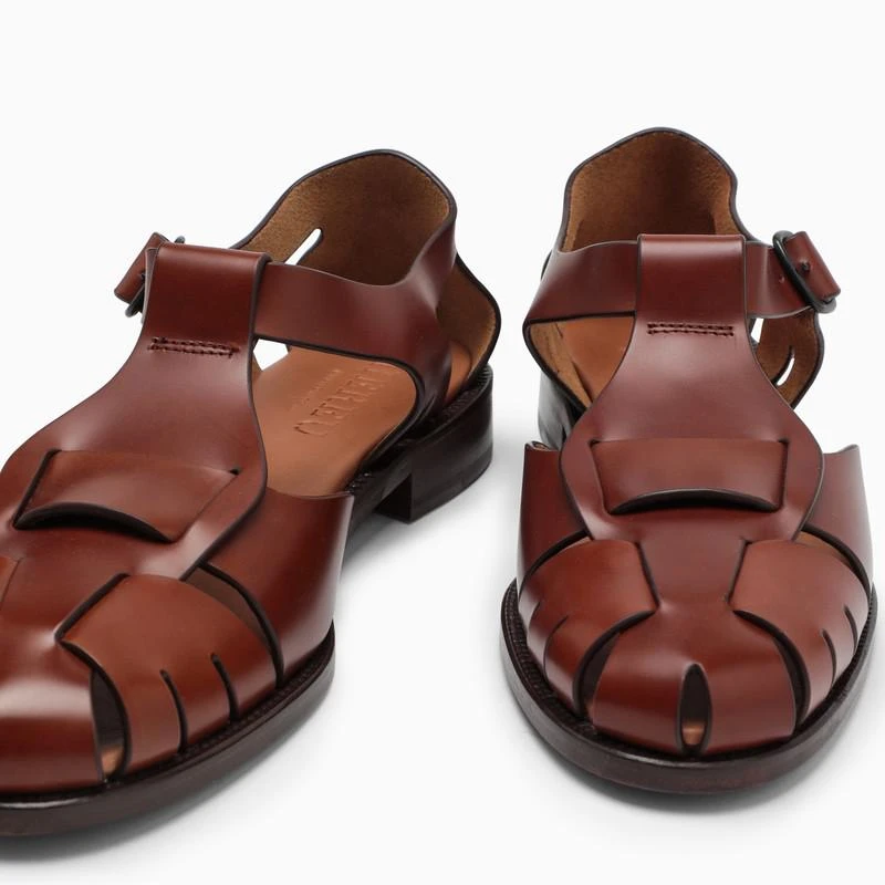 HEREU Brown Pesca low sandals 6