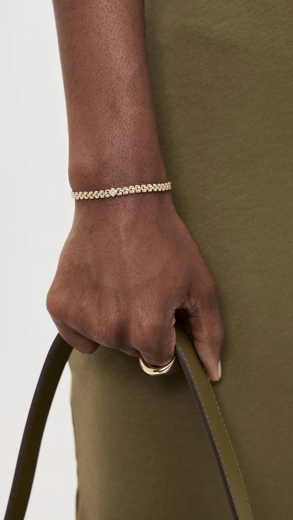 Zoe Chicco 14k Gold Small Panther Chain Bracelet 2