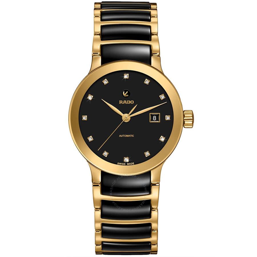 Rado Centrix Automatic Diamond Black Dial Ladies Watch R30080762