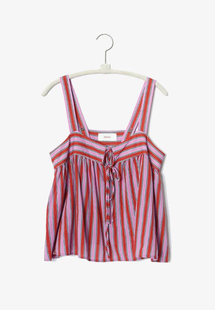 XIRENA Kyra Top In Berry Stripes 4