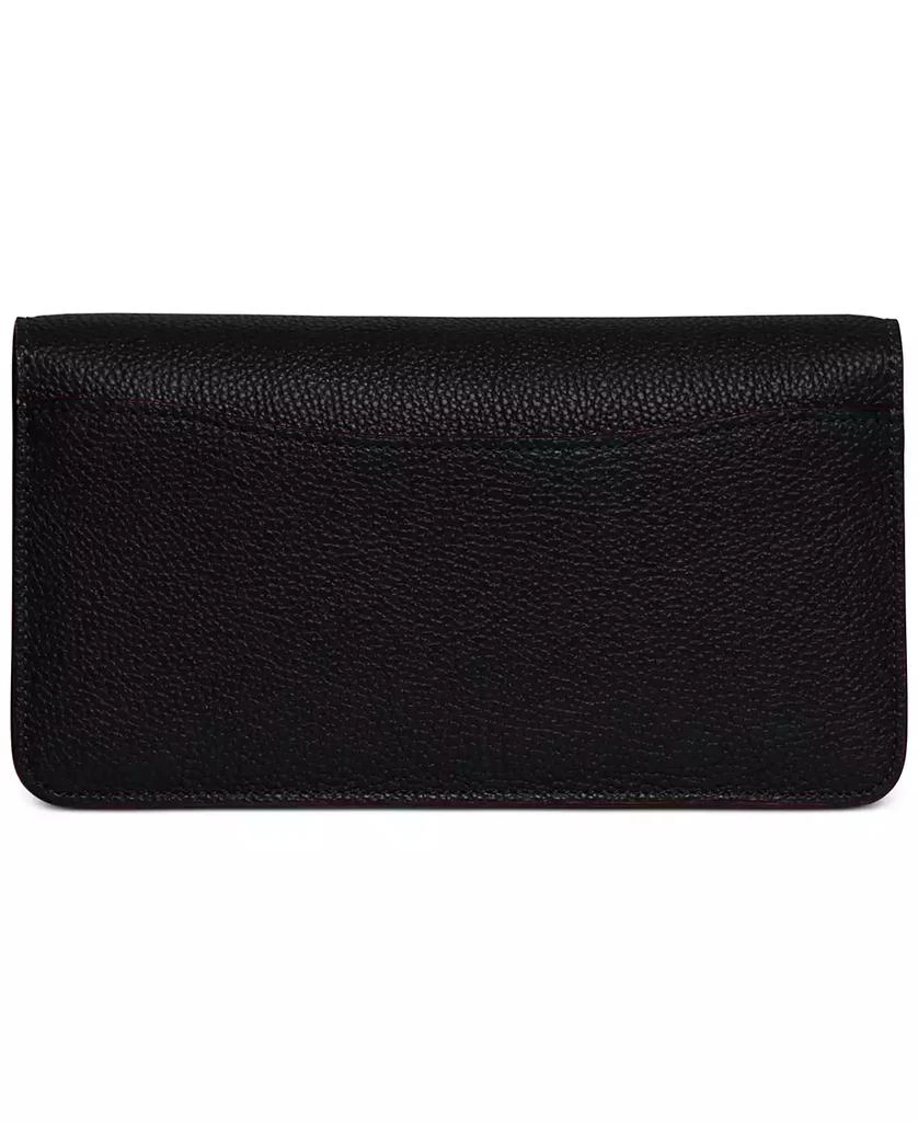 Coach Polished Pebble Leather Tabby Chain Clutch 3