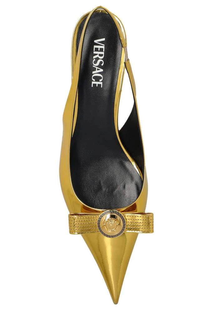 Versace Versace Pointed-Toe Slingback Pumps 4