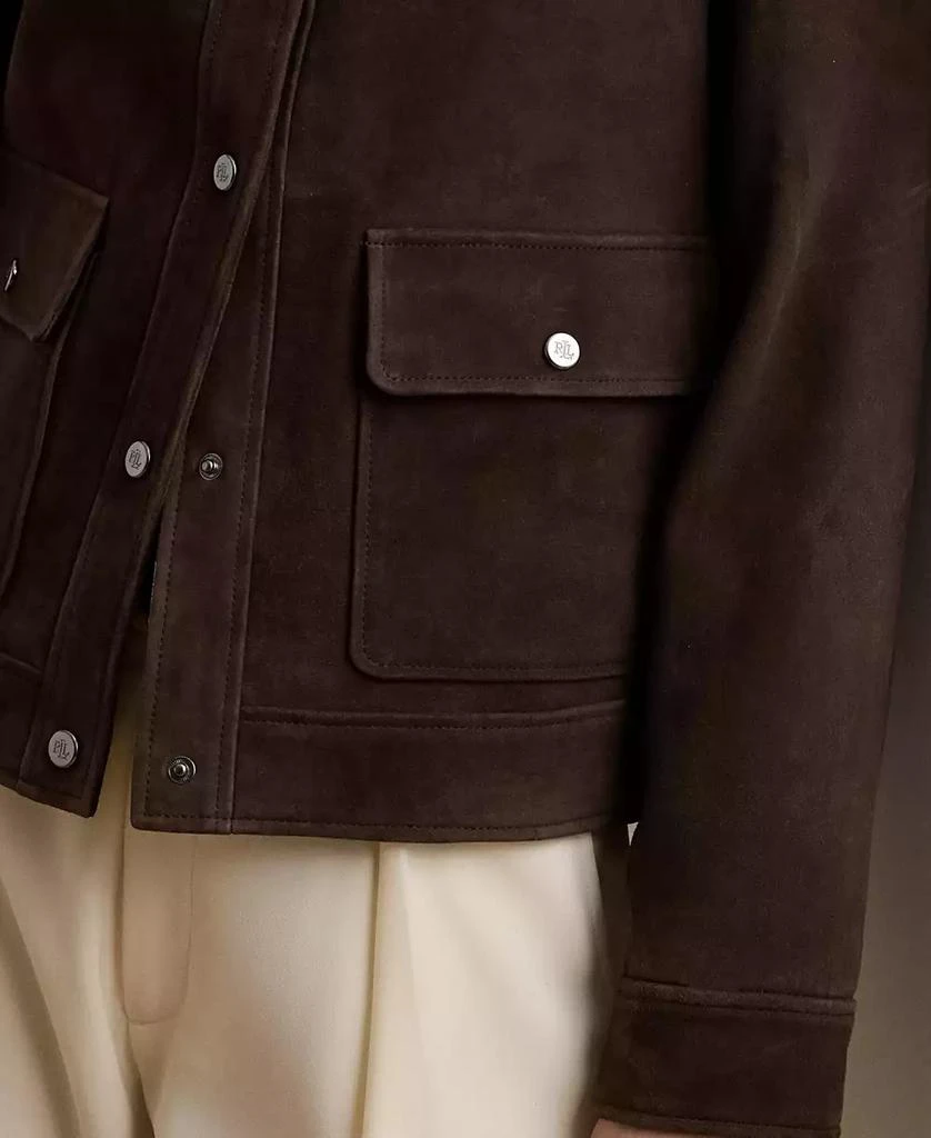 Ralph Lauren Women's Buttoned Suede Jacket 4