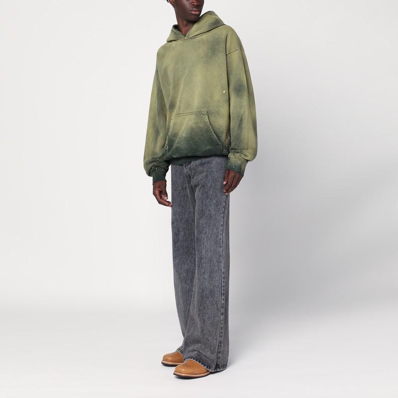Basketcase Gallery Green/yellow gradient hoodie