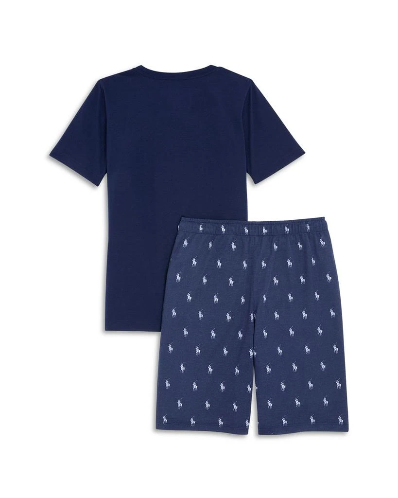 Ralph Lauren Boys
 Jersey Tee 
Shorts Pajama Set - Little Kid 2