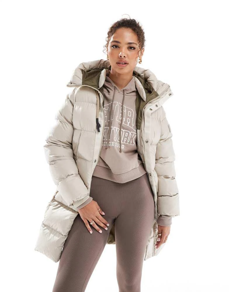 G-Star G-Star whistler padded parka jacket in beige 4