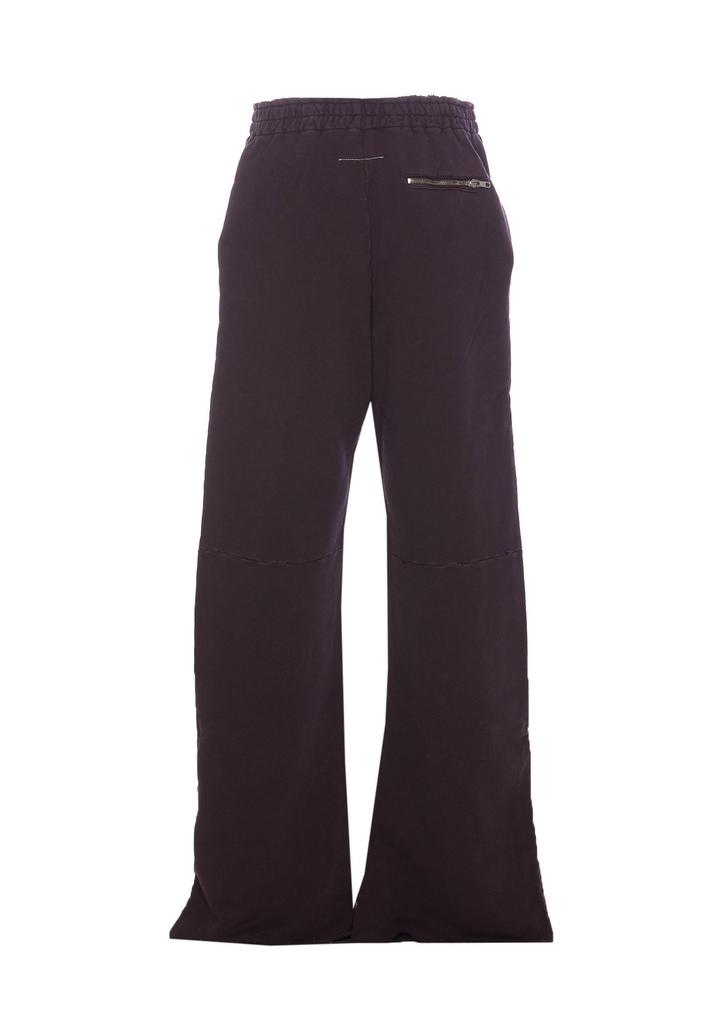 Shop MM6 Maison Margiela Numbers-Motif Wide-Leg Track Pants