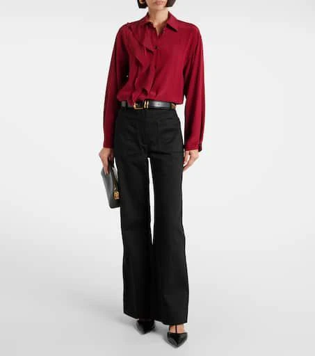 Victoria Beckham Ruffled silk blouse 2