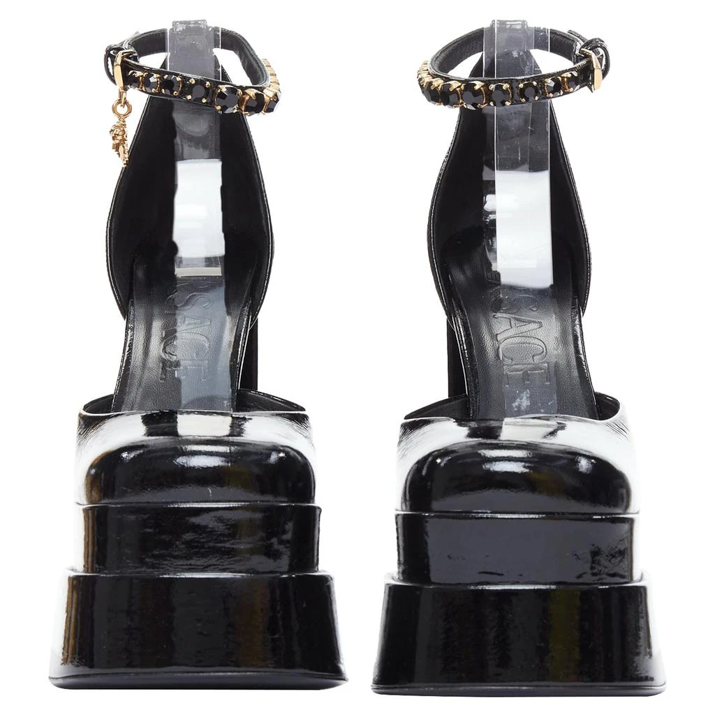 Versace Aevitas Patent Crystal Medusa Platform 3