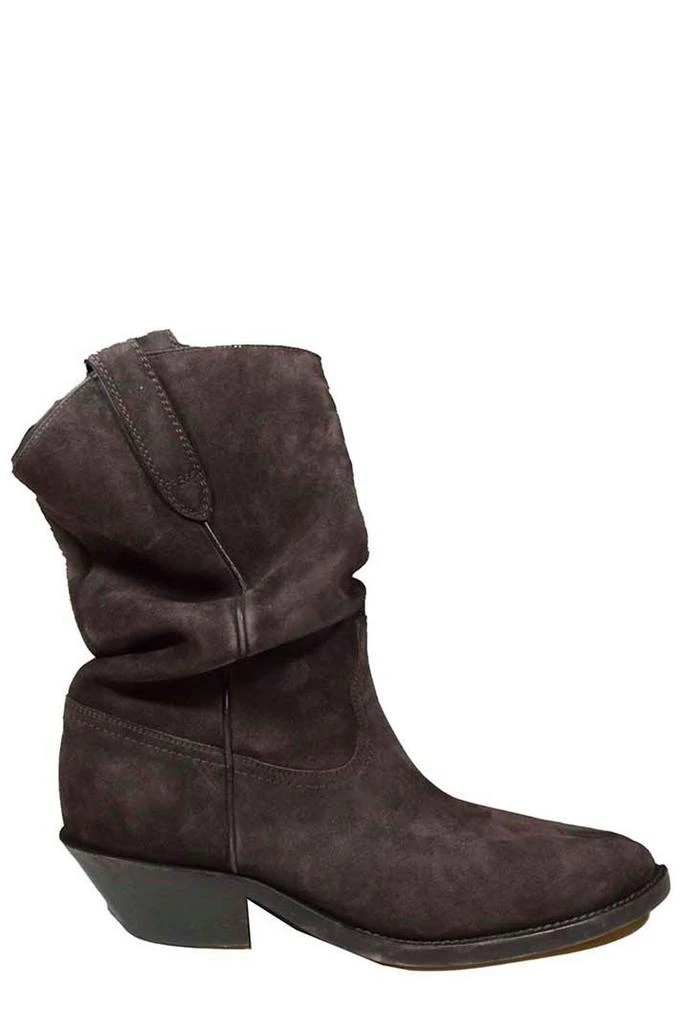 MAISON MARGIELA Maison Margiela Tabi Ruched Western Boots 1