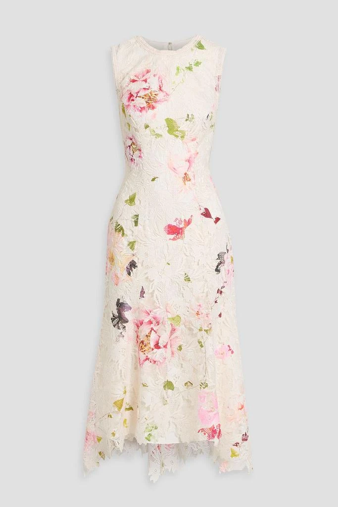 chinese dress ladies Vérane pink guipure-lace midi dress main image 0