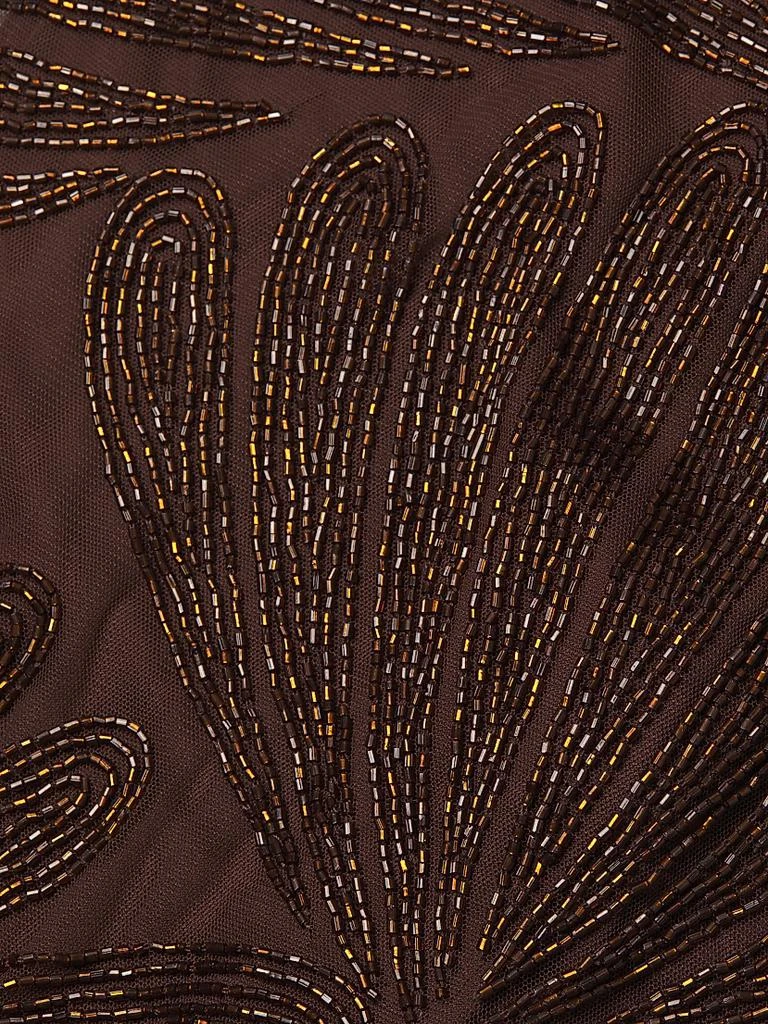 Aidan Mattox Butterfly Beaded Column Gown 6