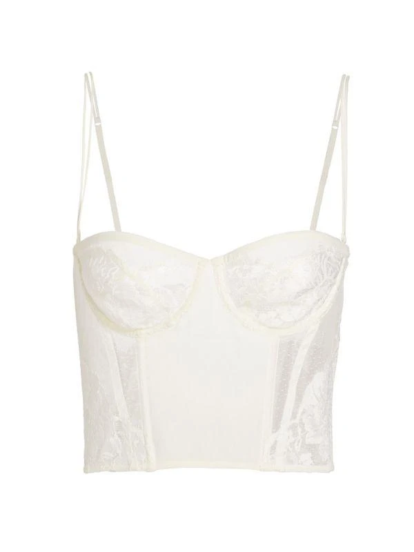 La Perla Endless Lace-Paneled Bustier 6