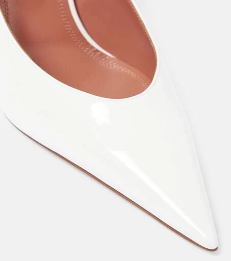 Amina Muaddi Anok 105 patent leather pumps 5