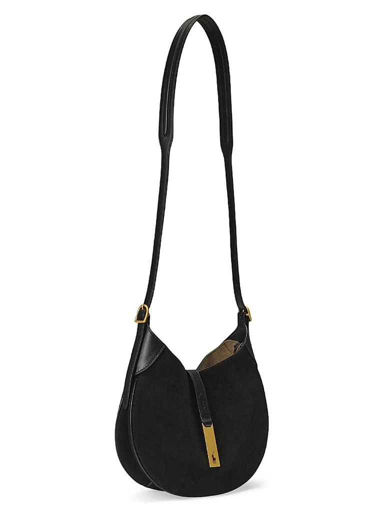 Ralph Lauren Polo ID Small Suede Shoulder Bag 7