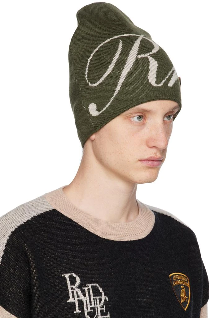 Rhude Khaki Automobili Lamborghini Edition Beanie 2