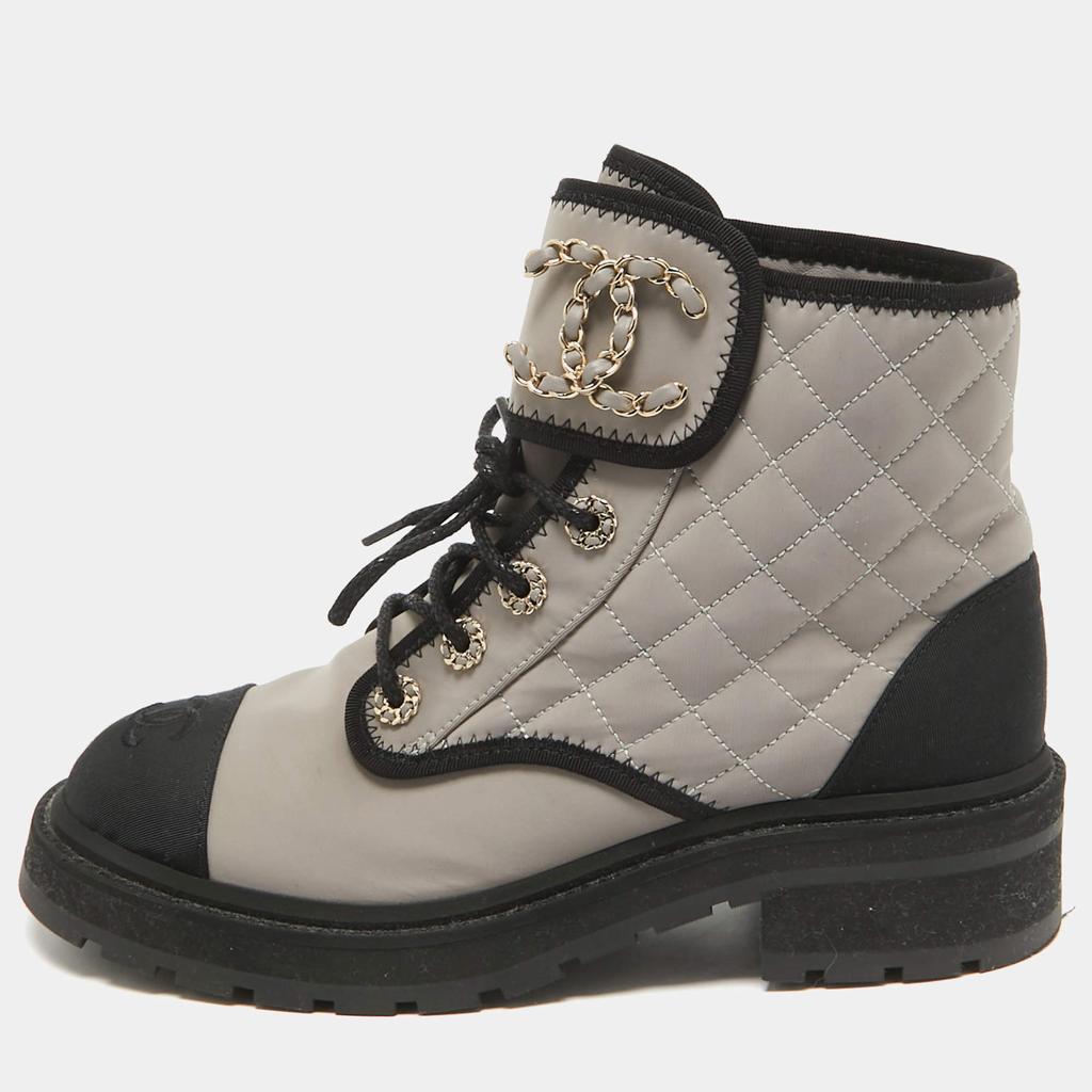 Chanel hiking boots hotsell