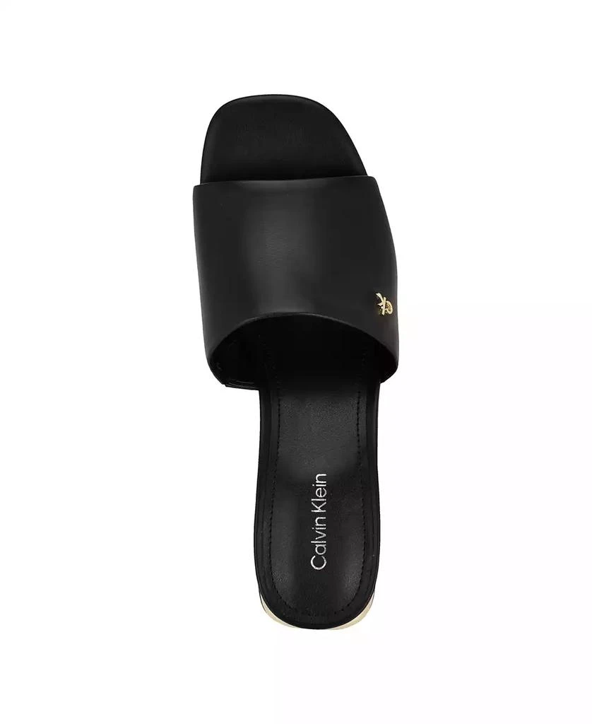 Calvin Klein Rowena Block Heel Slip-On Dress Sandals 4